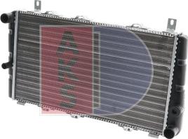 AKS Dasis 490005N - Радіатор, охолодження двигуна avtolavka.club