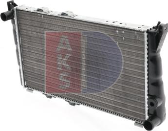 AKS Dasis 490010N - Радіатор, охолодження двигуна avtolavka.club