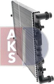 AKS Dasis 491120N - Радіатор, охолодження двигуна avtolavka.club