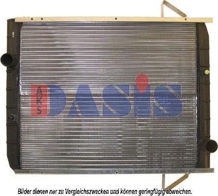 AKS Dasis 400420N - Радіатор, охолодження двигуна avtolavka.club
