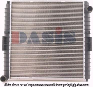 AKS Dasis 400500N - Радіатор, охолодження двигуна avtolavka.club