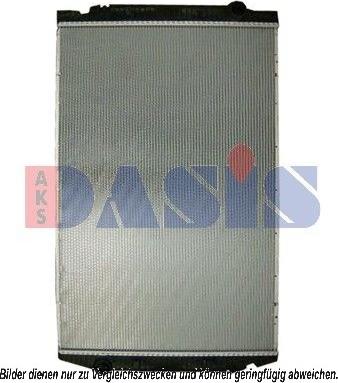 AKS Dasis 400007N - Радіатор, охолодження двигуна avtolavka.club