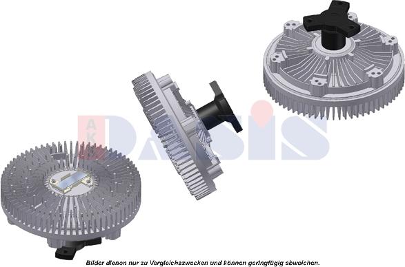 AKS Dasis 408049N - Зчеплення, вентилятор радіатора avtolavka.club