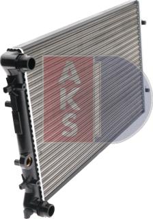 AKS Dasis 480970N - Радіатор, охолодження двигуна avtolavka.club