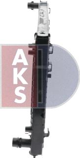 AKS Dasis 480011N - Радіатор, охолодження двигуна avtolavka.club