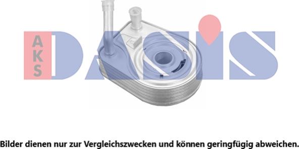 AKS Dasis 566012N - Масляний радіатор, рухове масло avtolavka.club