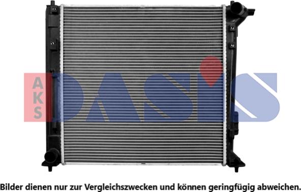 AKS Dasis 560160N - Радіатор, охолодження двигуна avtolavka.club