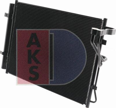 AKS Dasis 512077N - Конденсатор, кондиціонер avtolavka.club