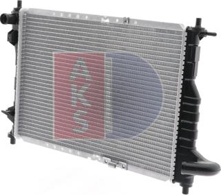 AKS Dasis 520098N - Радіатор, охолодження двигуна avtolavka.club