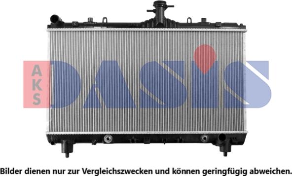 AKS Dasis 520000N - Радіатор, охолодження двигуна avtolavka.club