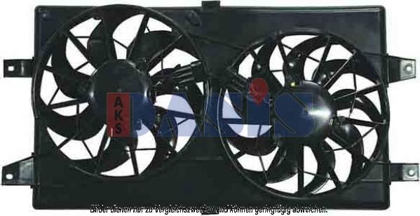 AKS Dasis 528021N - Вентилятор, охолодження двигуна avtolavka.club
