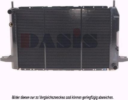 AKS Dasis 090470N - Радіатор, охолодження двигуна avtolavka.club