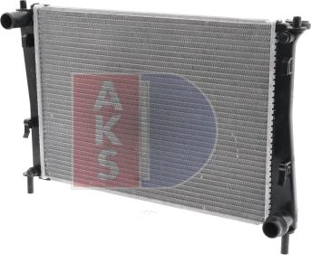 AKS Dasis 090016N - Радіатор, охолодження двигуна avtolavka.club
