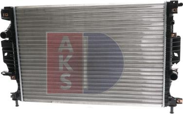 AKS Dasis 090148N - Радіатор, охолодження двигуна avtolavka.club