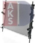 AKS Dasis 090152N - Радіатор, охолодження двигуна avtolavka.club