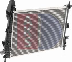 AKS Dasis 090117N - Радіатор, охолодження двигуна avtolavka.club