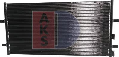 AKS Dasis 092038N - Конденсатор, кондиціонер avtolavka.club