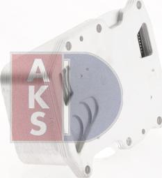 AKS Dasis 046055N - Масляний радіатор, рухове масло avtolavka.club