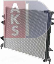 AKS Dasis 040098N - Радіатор, охолодження двигуна avtolavka.club