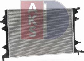 AKS Dasis 040098N - Радіатор, охолодження двигуна avtolavka.club