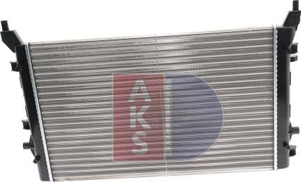 AKS Dasis 040044N - Радіатор, охолодження двигуна avtolavka.club
