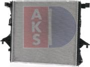 AKS Dasis 040057N - Радіатор, охолодження двигуна avtolavka.club