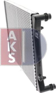 AKS Dasis 040001N - Радіатор, охолодження двигуна avtolavka.club