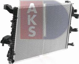 AKS Dasis 040034N - Радіатор, охолодження двигуна avtolavka.club