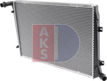 AKS Dasis 040029N - Радіатор, охолодження двигуна avtolavka.club