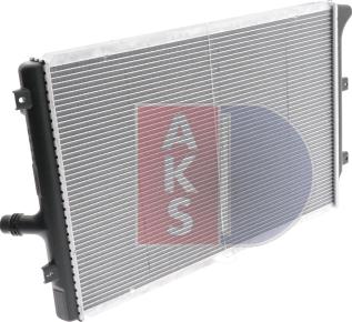 AKS Dasis 040026N - Радіатор, охолодження двигуна avtolavka.club