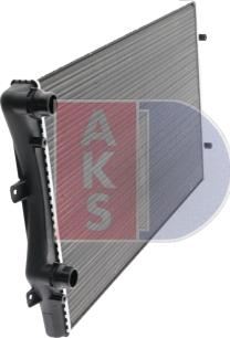 AKS Dasis 040021N - Радіатор, охолодження двигуна avtolavka.club