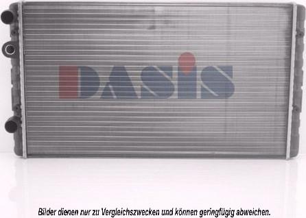 AKS Dasis 041610N - Радіатор, охолодження двигуна avtolavka.club