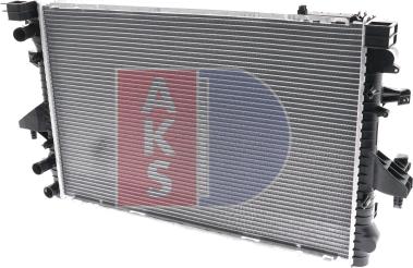 AKS Dasis 041007N - Радіатор, охолодження двигуна avtolavka.club