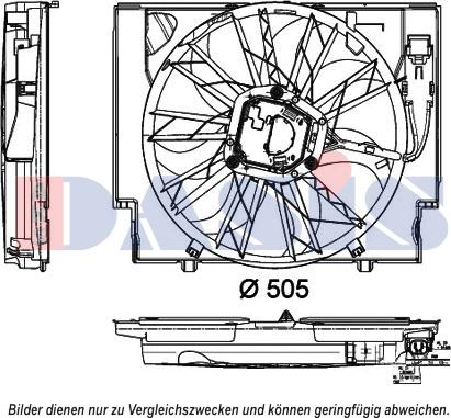 AKS Dasis 058082N - Вентилятор, охолодження двигуна avtolavka.club