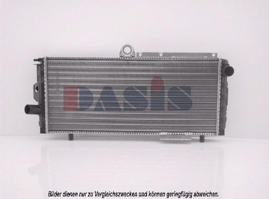 AKS Dasis 010080N - Радіатор, охолодження двигуна avtolavka.club
