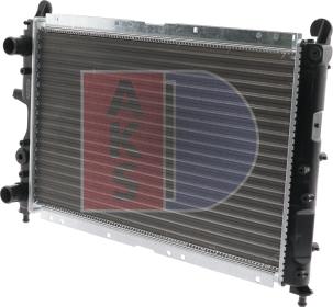 AKS Dasis 080650N - Радіатор, охолодження двигуна avtolavka.club