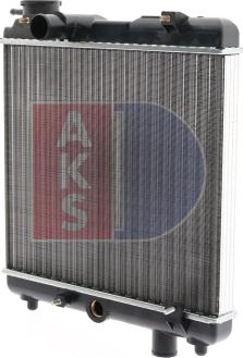 AKS Dasis 080020N - Радіатор, охолодження двигуна avtolavka.club