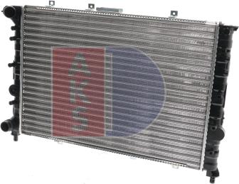 AKS Dasis 020021N - Радіатор, охолодження двигуна avtolavka.club