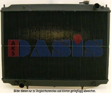 AKS Dasis 070017N - Радіатор, охолодження двигуна avtolavka.club