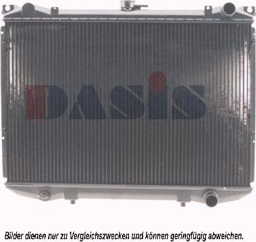 AKS Dasis 071570N - Радіатор, охолодження двигуна avtolavka.club