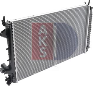 AKS Dasis 190013N - Радіатор, охолодження двигуна avtolavka.club