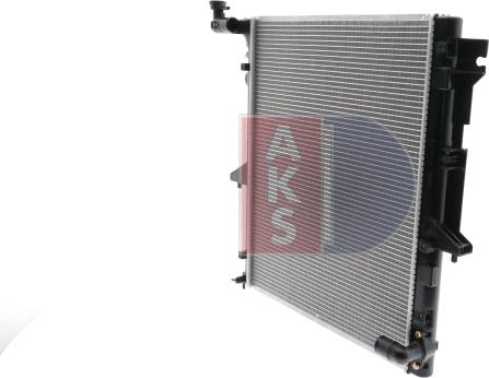 AKS Dasis 140099N - Радіатор, охолодження двигуна avtolavka.club