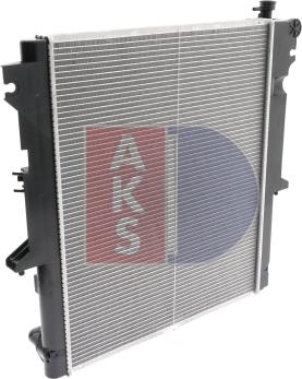 AKS Dasis 140099N - Радіатор, охолодження двигуна avtolavka.club