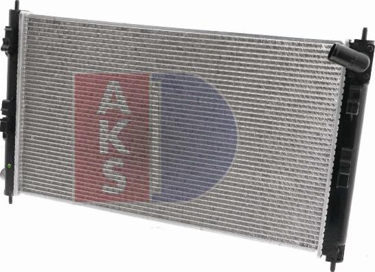 AKS Dasis 140093N - Радіатор, охолодження двигуна avtolavka.club