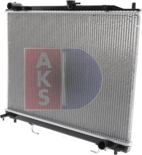 AKS Dasis 140061N - Радіатор, охолодження двигуна avtolavka.club