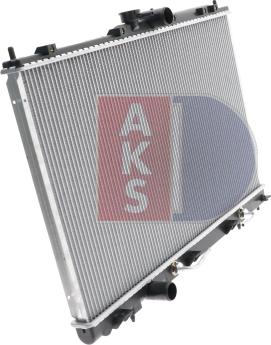 AKS Dasis 140006N - Радіатор, охолодження двигуна avtolavka.club