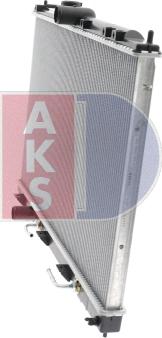 AKS Dasis 140006N - Радіатор, охолодження двигуна avtolavka.club