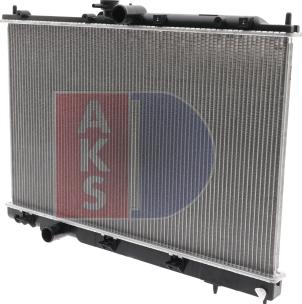 AKS Dasis 140082N - Радіатор, охолодження двигуна avtolavka.club