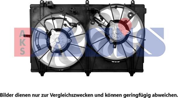 AKS Dasis 148018N - Вентилятор, охолодження двигуна avtolavka.club