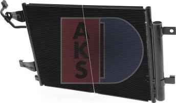 AKS Dasis 142023N - Конденсатор, кондиціонер avtolavka.club
